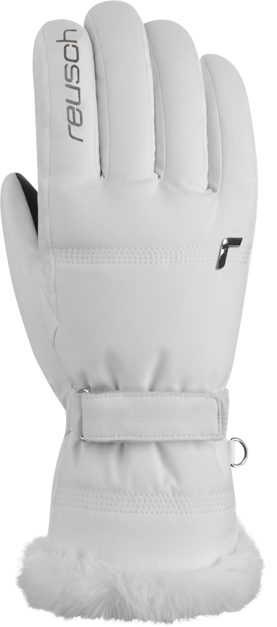 Ladies white shop ski gloves